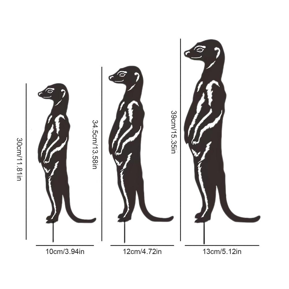 Yard Decor Stakes Lovely Outdoor Lawn Art Ornament Spring Metal Yard Stakes For Terrace Balcony Landscaping Porch Deck Potted