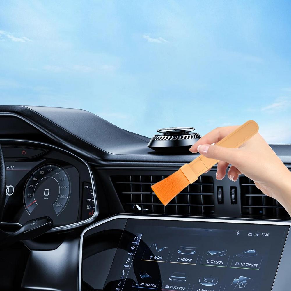 Car Brush Interior Car Dust Brush Car Detailing Brush 6X Soft Bristles Car Dusting Brush Cleaning Tools For Interior Dashboard