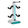 Functional Game Controller Stand Including Power Outlets And LED Features Perfect For Headphones Organization