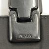 PRADA Handbag Tote Bag Tessuto Nylon Plastic Handle B8363 Black Triangle Logo Plate White Tag