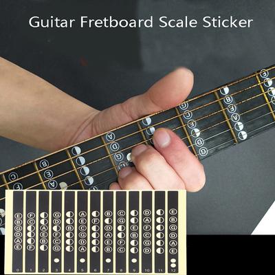 Guitar Fretboard Notes Map Labels Stickers Fingerboard For 6 String Acoustic