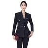 Women's Professional 2025 High-End Blazer Pant Suit Set for Workplace Interviews - Spring Collection