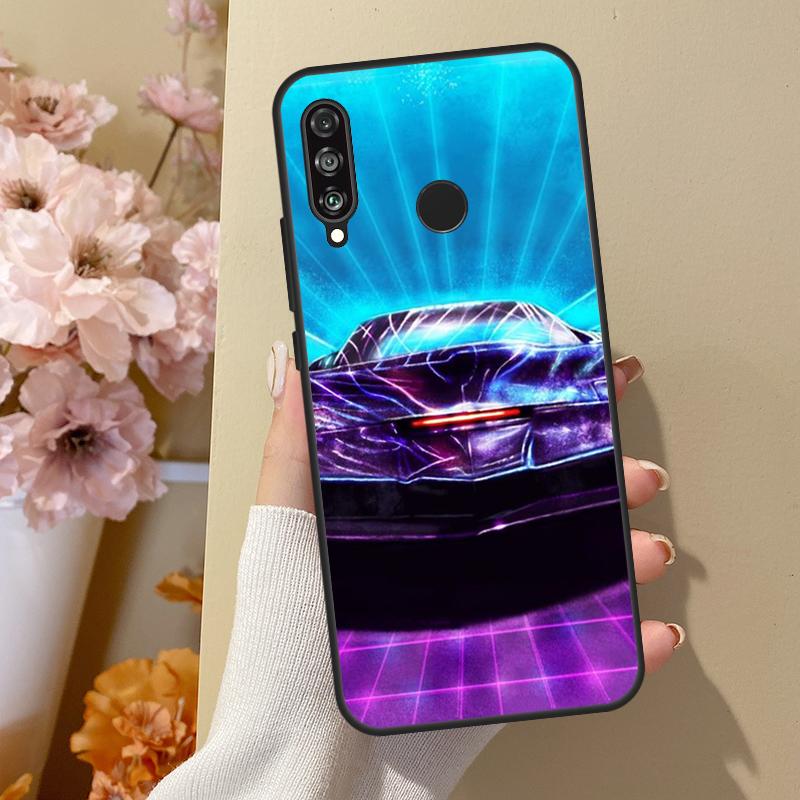 Knight Rider KITT Car Case For Huawei P30 Pro P50 P20 P40 Lite Nova 5T P Smart 2019 2021 Cover For Honor 50 Lite