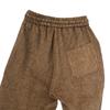 Multi-pocket drawstring sweatpants men's and women's thin wide-legged loose and lazy style versatile corduroy casual trousers
