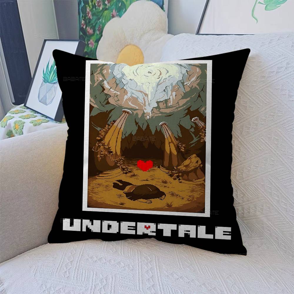 Anime Designs Game U-Undertale Vintage Stitch Lucky Dragon pillow cover sofa cushion cover home room decoration children gift