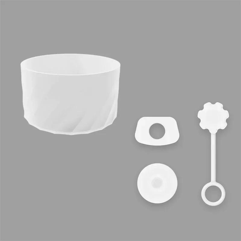 4Pcs Silicone Spill Proof Stopper Protective Boot Accessories Set for Most 40oz Water Cup and Straw Covers Reusable Cup Tool