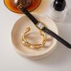 Titanium Steel Bracelet 18k Gold Versatile Fashion Electroplating Bracelet European and American Simple Stainless Steel Jewelry