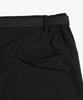 Baellob Plain Good Belt Pants Black