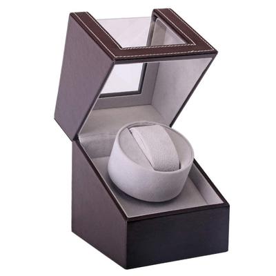 Automatic Watch Winder Watch New Automatic Watch Winder with Premium PU Compatible with and 2023 Upgrade (Single Winder), Leather, Men's Women's
