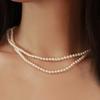 Less Is More 2 Way Pearl Necklace _4 Mm