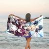1pc Genshin Impact Beach Towel with Custom Name, Beach/Swimming/Bath/Picnic/Camping Towel, Suitable for Seaside Beaches