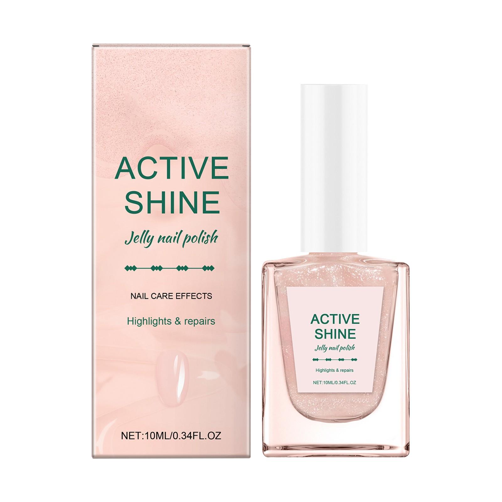 

Питательный глянцевый лак для ногтей, Телесный суперглянцевый лак для ногтей, Быстросохнущий лак для ногтей, Желейный лак для ногтей, 10 мл One Size розовый