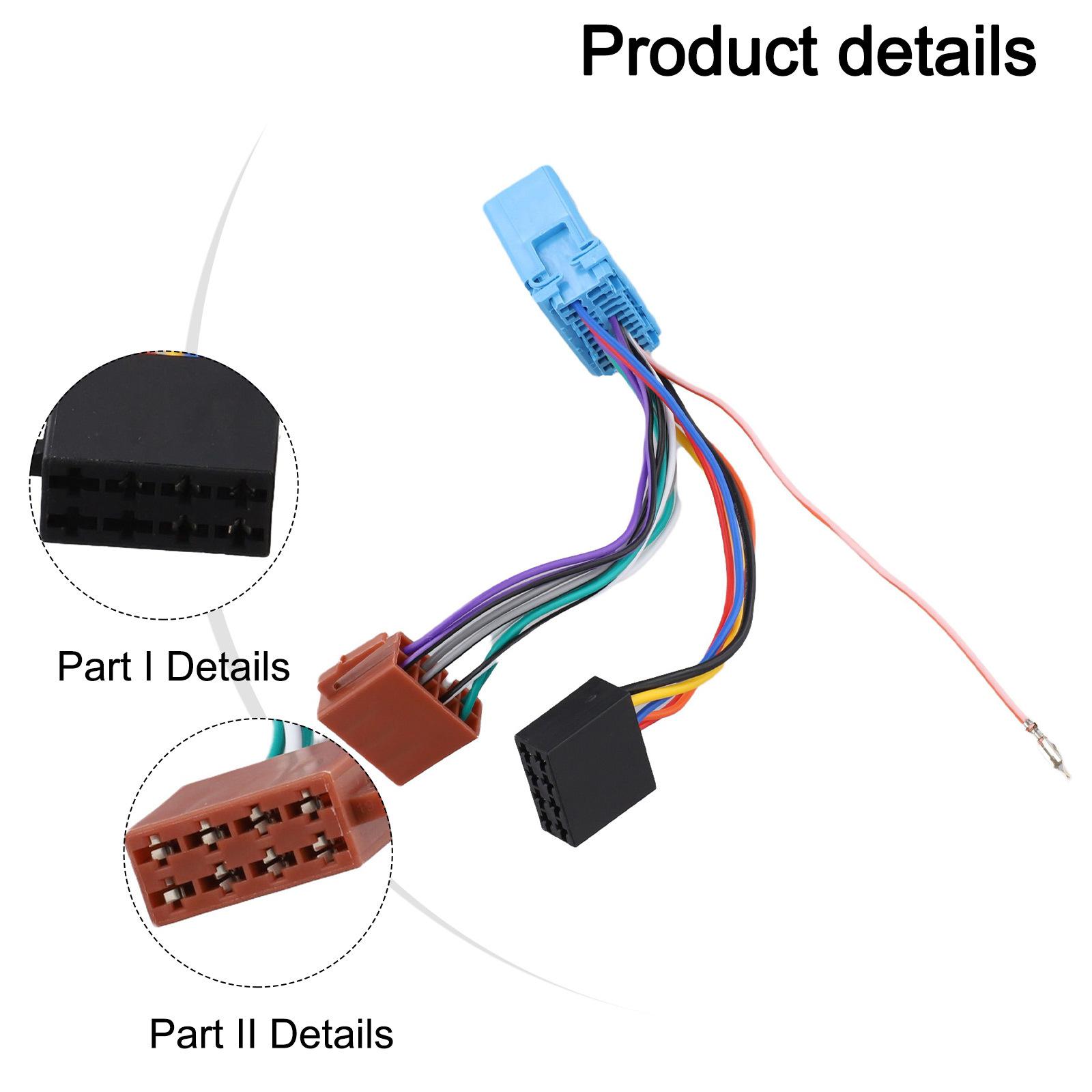 Адаптерный кабель для автомагнитолы ISO Жгут проводов Стереоразъем