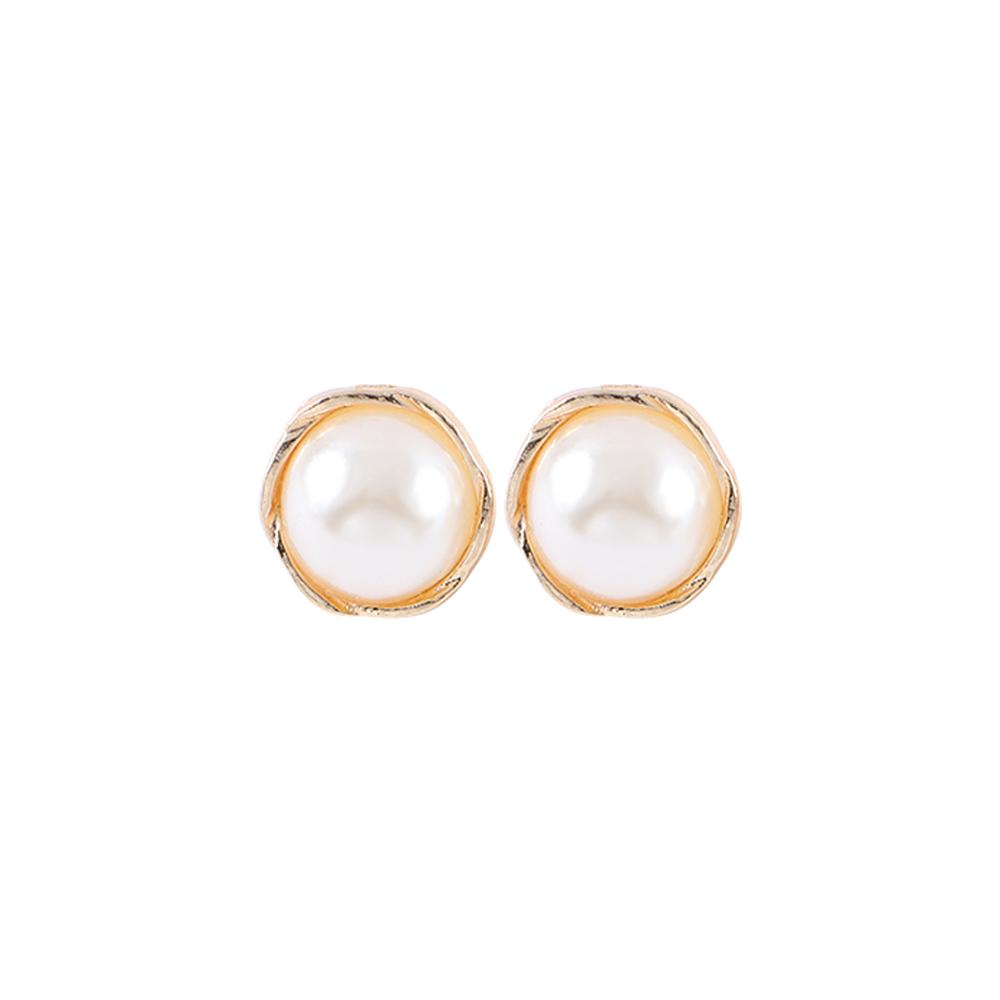 6 Pair/Lot Simulated Pearl Hollow Flower For Women Stud Earrings Accessories Jewelry Earring Sets