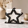 Heavy Duty Retro Napkin Holder Hollow Napkin Container Exquisite Napkin Storage Shelf  Party Use