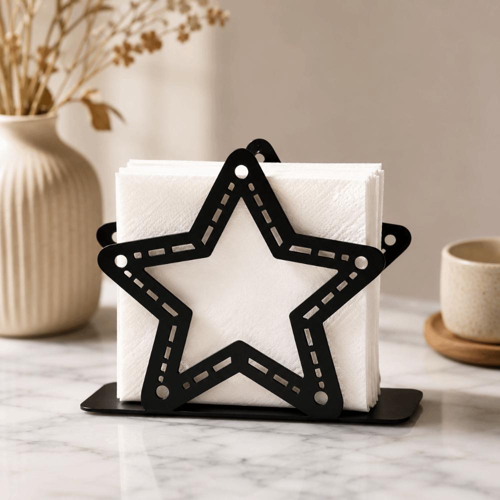 Heavy Duty Retro Napkin Holder Hollow Napkin Container Exquisite Napkin Storage Shelf  Party Use