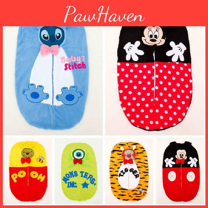 Mickey Maus und Donald Duck Tigger Puuh Kinder Winter Schlafen Abnehmbare Tasche