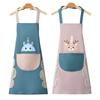 Home-use Washable Kitchen Apron for Cooking Waterproof and Oil-proof Fashionable for Men and Women Adult Workwear