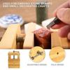 Wooden Flat Engraving Seal Stone Vise Woodworking Carving Engraving Fixing Tools Mini Clamp-on Bench Vise Flat Tongs