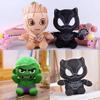 Marvel Avengers Black Panther Hulk Groot Plush Toys Soft Pp Cotton Stuffed Superheroes