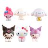 Hello Kitty Kuromi Melody Cinnamoroll Action Figure Toys Dolls Model Ornament Desktop Sanrio Kids Birthday Gifts Cake Decoration