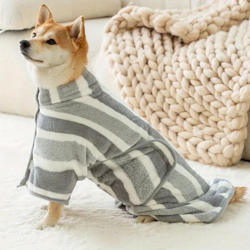 Pet Dogs Towel Pet Bath Towel Drying Bath Towel Pets Supplies Water Ultra-Absorbent Bathrobe Dogs Grooming Tools Dog Accessories