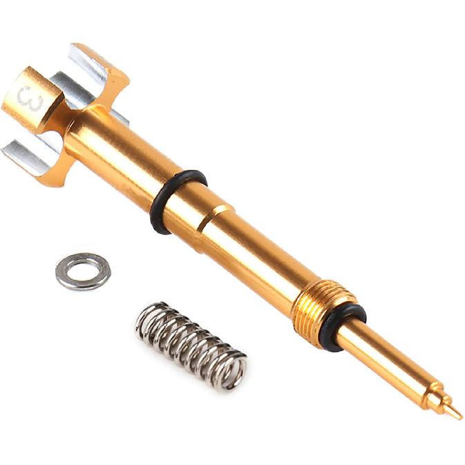 Air Fuel Mixture Screw CNC Adjust Carb FCR Air Screw Compatible with KEIHIN Carburetor Four-Strokes FCR Carbs Motorcross Motorcycle(gold)