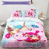 3pcs Kirby Cover Set - Personalized Name, HD Printed Bedding with 1 Cover and 2 Pillowcases - Perfect for Home Decor, Easy Care