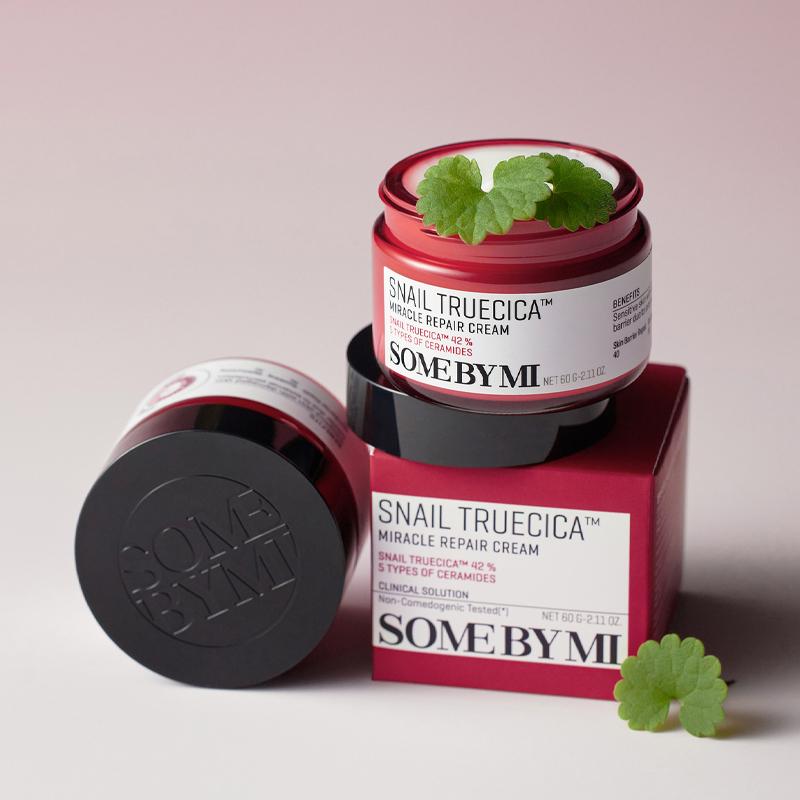 SOME BY MI Crème Réparatrice Miracle Truecica Escargot 60g