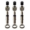 6Pcs Bike Replacement Cores Valves Stem Replacement Bike Removal Tool Valves Cores Bike Cores Valves Repair Tool Set