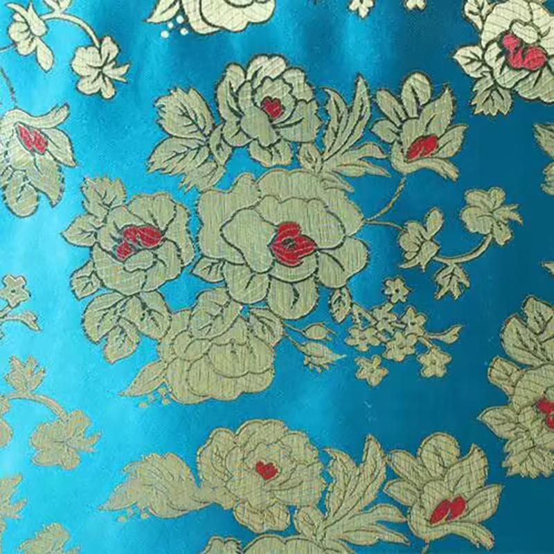 

150cmx50cm Chinese style Pattern Solid Color Antique Hanfu Fabric Jacquard Horse Face Cheongsam Dance Decoration DIY fabric 150X50cm