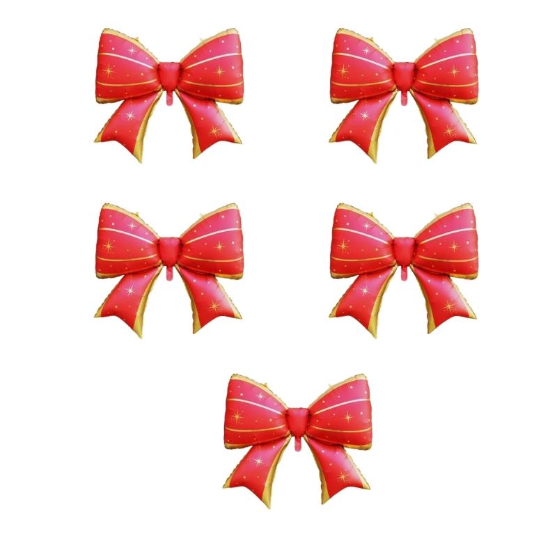 98x75cm Large Bowknot Shape Aluminum Balloon Birthday Party Balloon for Girls Birthday Party Decoration Photography Tool