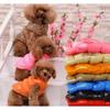 Winter Pet Dog Down Coat Fleece Warm Inside Candy Color Pet Down Warm Coat Puppy Down Clothes Winter Clothes Clothing XS-3XL