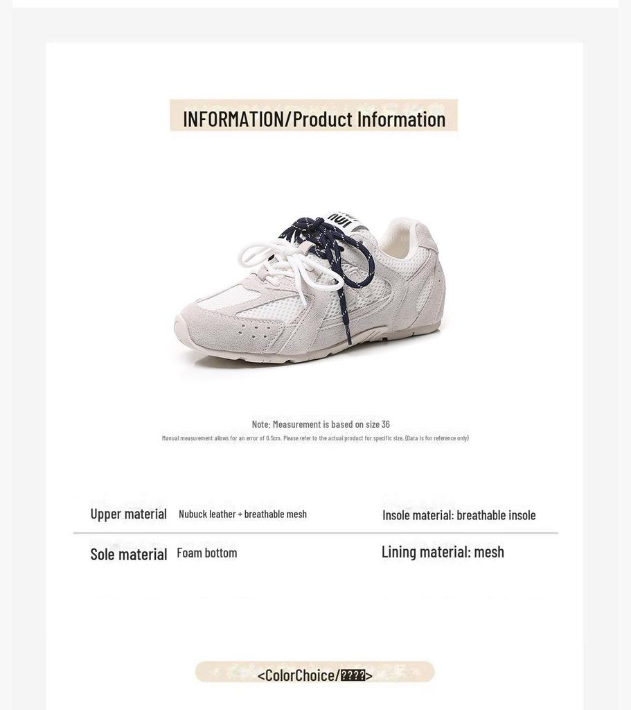 2024 Autumn Women's Dexun Leather Sneakers: Two-Color Laces, Forrest Gump Style, Casual Dad Shoes