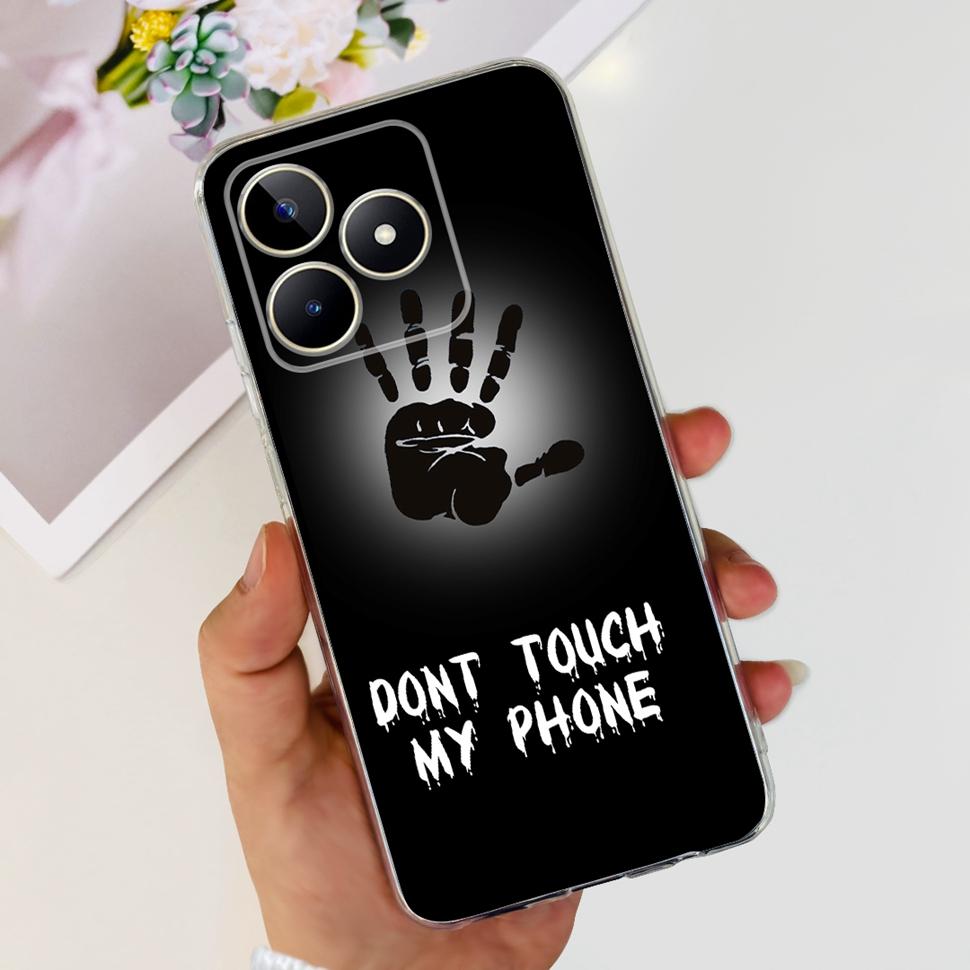 For Realme Note 50 Cases RMX3834 Colorful Painted Cover Soft Silicone Phone Cases For Oppo Realme Note 50 Note50 TPU Fundas