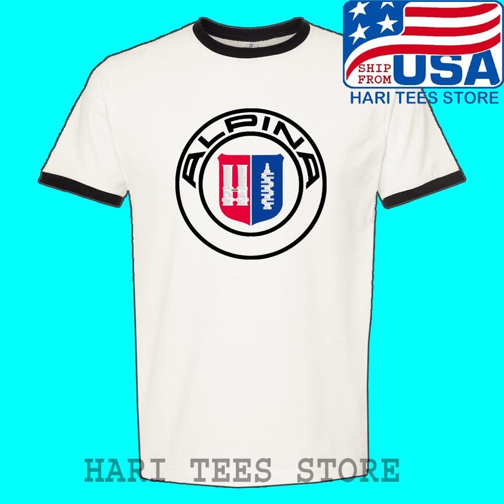 Alpina Racing Tuner  Ringer Black Size S to 3XL Unisex T-Shirt XXXXL