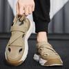Mote 2024Sommer Motedesigner Herresandaler Lett EVA Fritidssko for Menn Utendørs Sklisikre Flate Tøfler Hullsko tenis zapatos