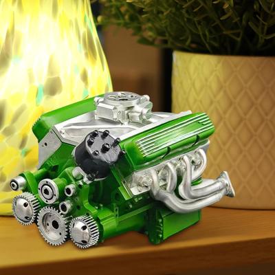 V8 Model Engine Resin Sculpture for Home Decor Resin Figurine Table Decor Home Decoration Sculpture Craft for Desk Bookshelf