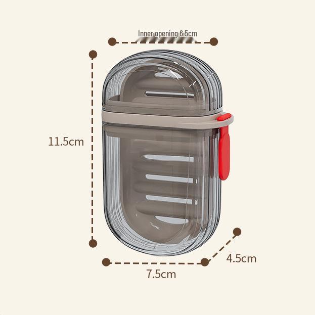 

Портативная роскошная мыльница с крышкой — идеально подходит для студентов и путешествий