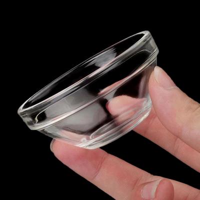 1Pc Transparent Glas Maske Ätherisches Öl Schüssel Gesicht Make-Up Hautpflege Werkzeuge Bequem Sauber