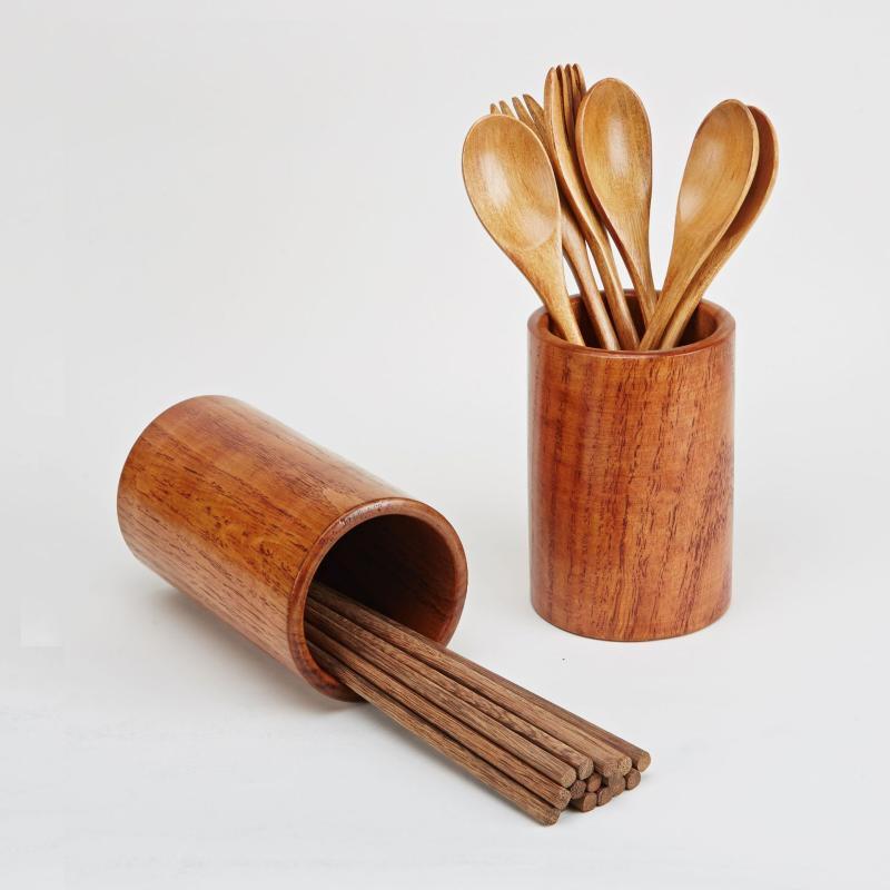 Solid Wood Chopstick Holder