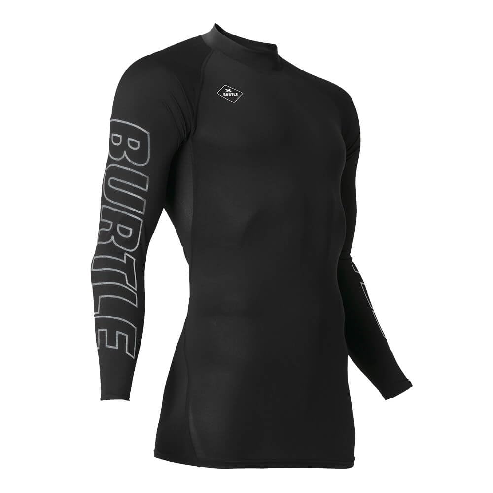 

BURTLE Long Sleeve Innerwear Air Fit 4070 Compression Innerwear Silver Design M Silver (Silver & Silver)