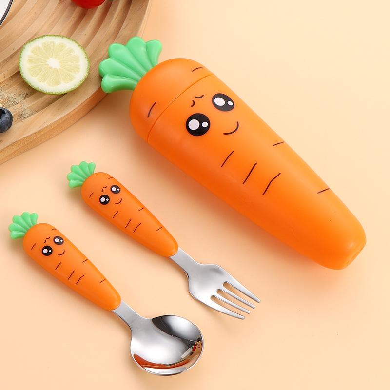 

Carrot 304 stainless steel tableware One size