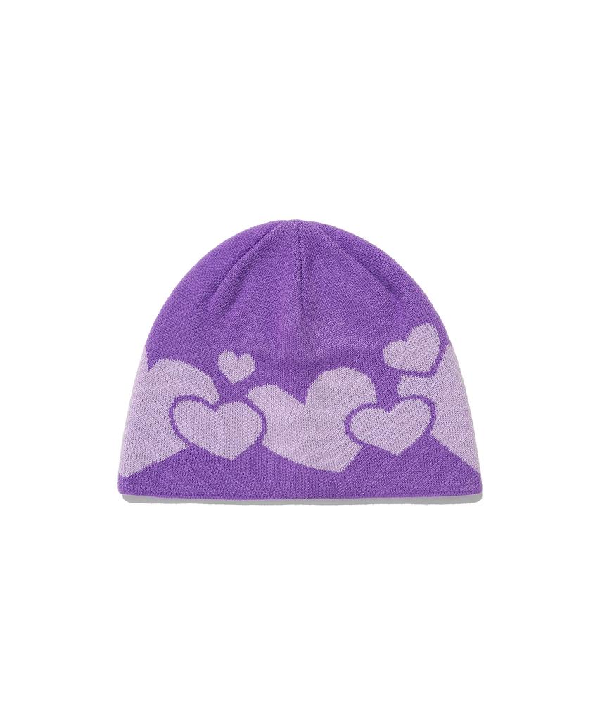 ISTKUNST Love Beanie_Purple(Ik2Dsmab23A)