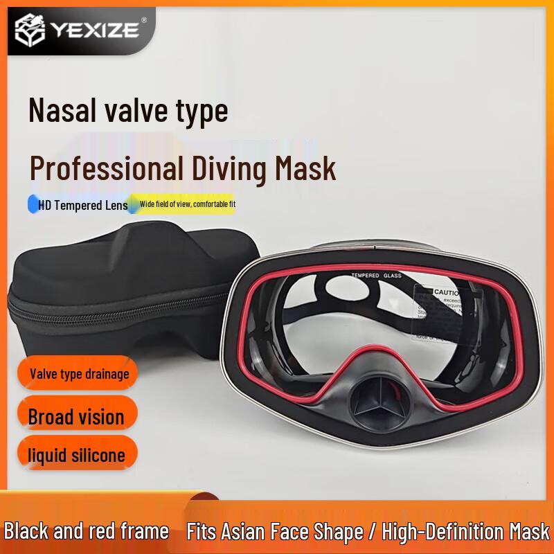 YEXIZE Nose Valve Diving Mask