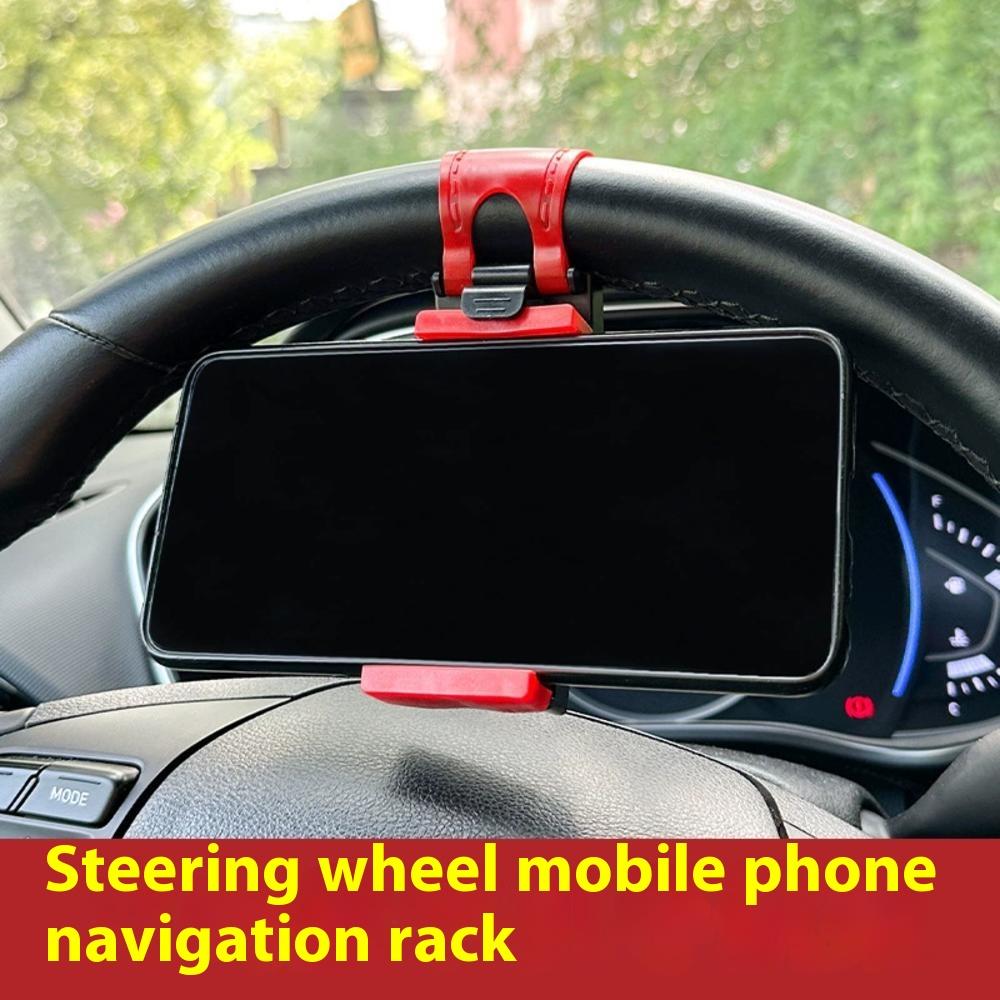 Hot-selling In-Car Steering Wheel Phone Holder Compatible with 5.5-inch and 6.5-inch Phones Easy To Install