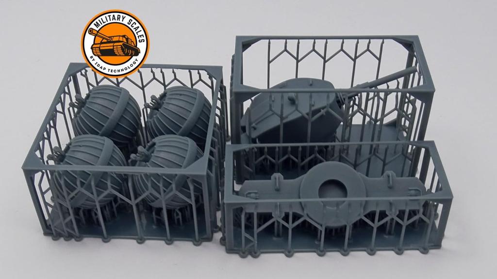 IDAP Technology American Williams Amphibienpanzer 3D-Drucker-Bausatz PD72204 1/72