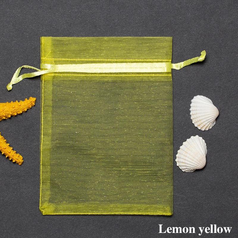 100 buc Pungi Cadou Ciocolată Transparente Șifon Șnur Organza Crăciun Anul Nou Ziua Îndrăgostiților Petrecere Cutie Bomboane