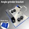 Portable Angle Grinder Stand Stainless Steel Adjustable Tile Chamfering Tool 45 Degree Chamfering Stand Bracket Woodworking