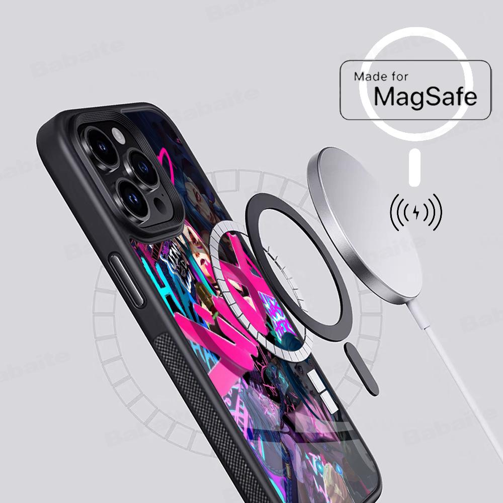 Arcane Phone Case Magnetic Case For IPhone 16 14 13 12 11 15 Pro Max Plus For Magsafe Wireless Charge Cover